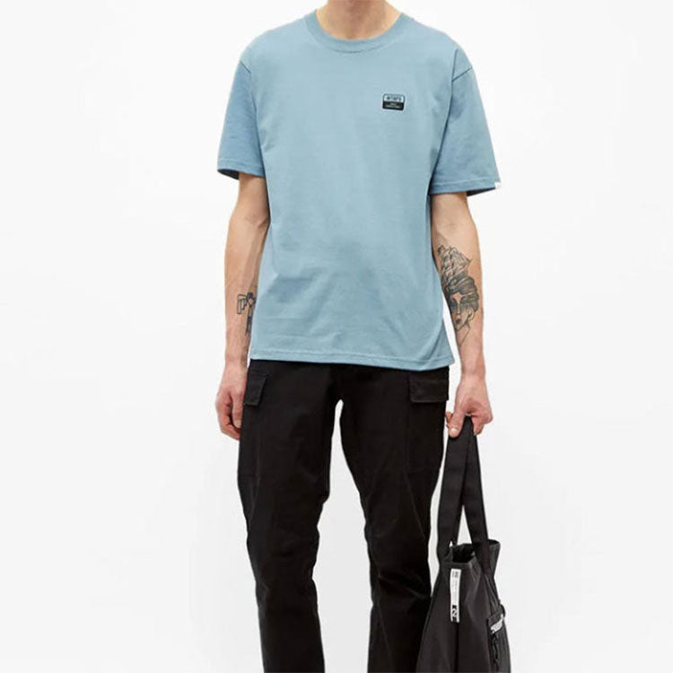 WTAPS Wuc Tee Spot Letters Short-Sleeve Unisex Blue 192PCDT-ST05S