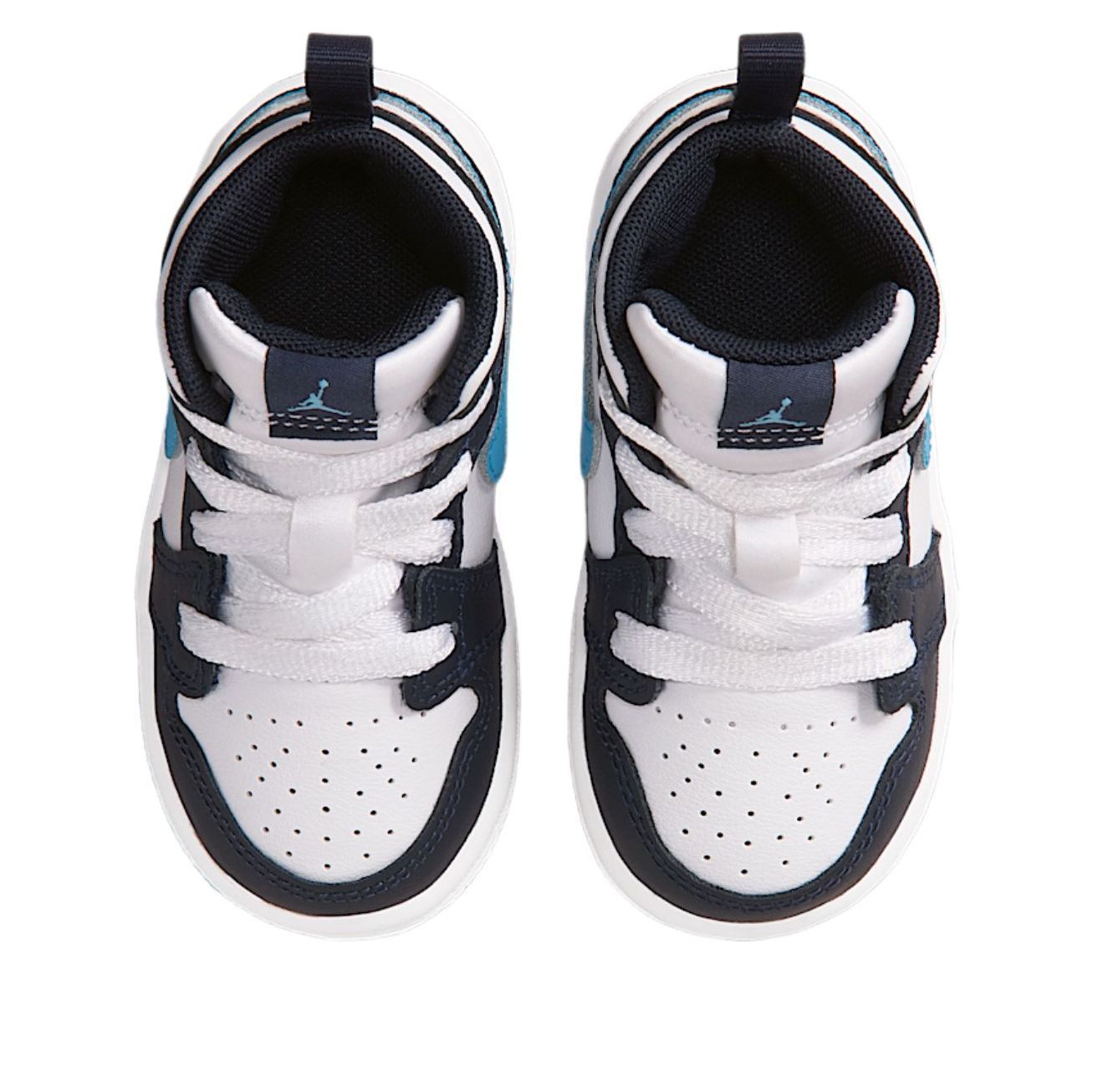 (TD) Air Jordan 1 Mid 'Obsidian Dark Powder Blue' DQ8425-404