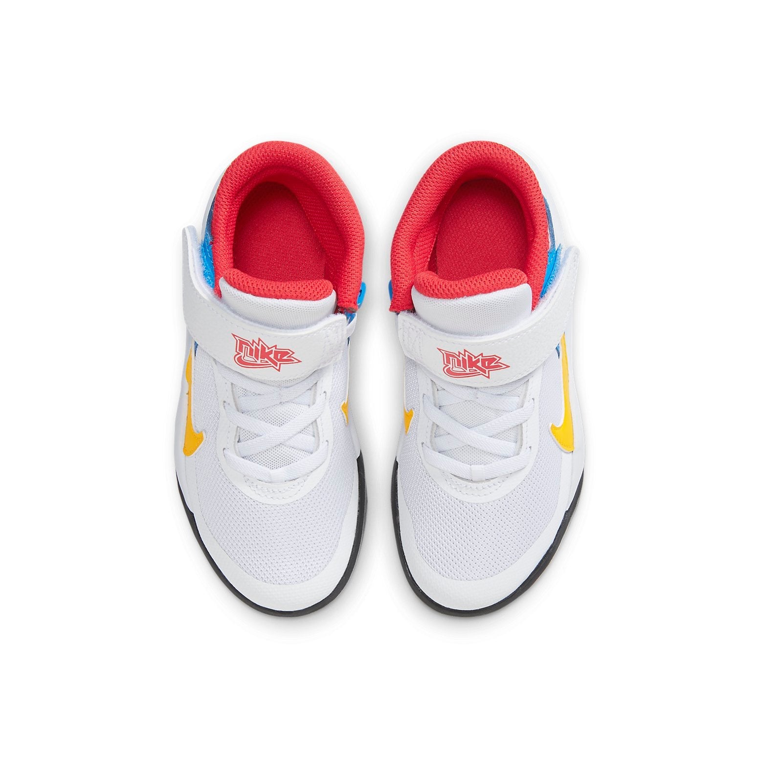 (PS) Nike Team Hustle D 10 FlyEase 'White Blue Yellow' DV9109-171