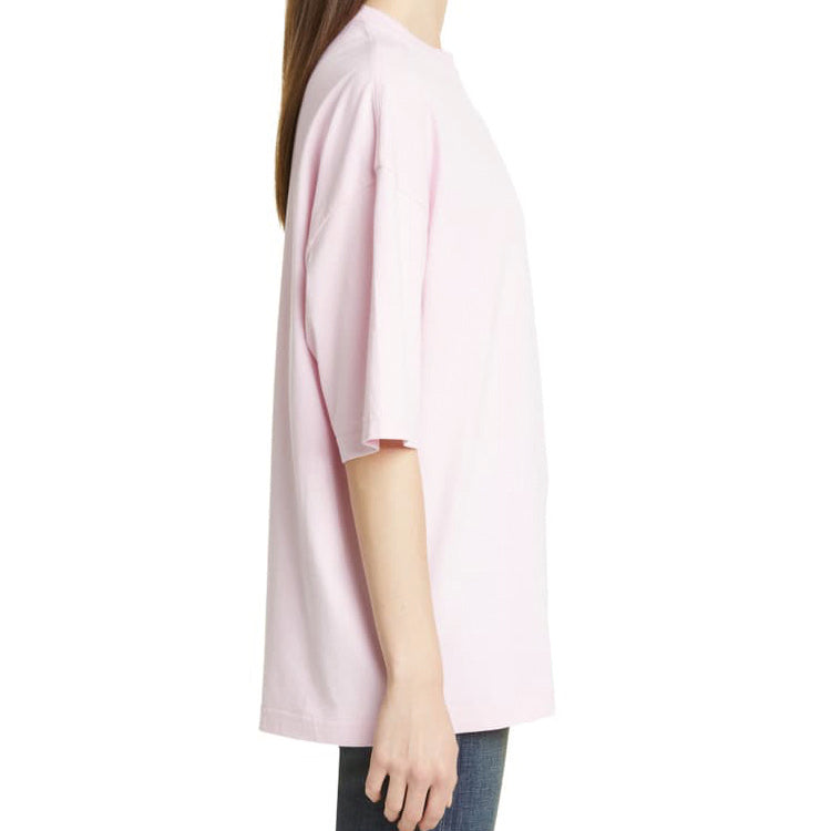 Balenciaga Basic Alphabet Small logo Short Sleeve Pink 571205TEV182014