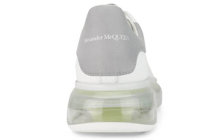 Alexander McQueen Oversized Sneaker 'Transparent Sole - White Gunmetal' 662659WIA4T9058