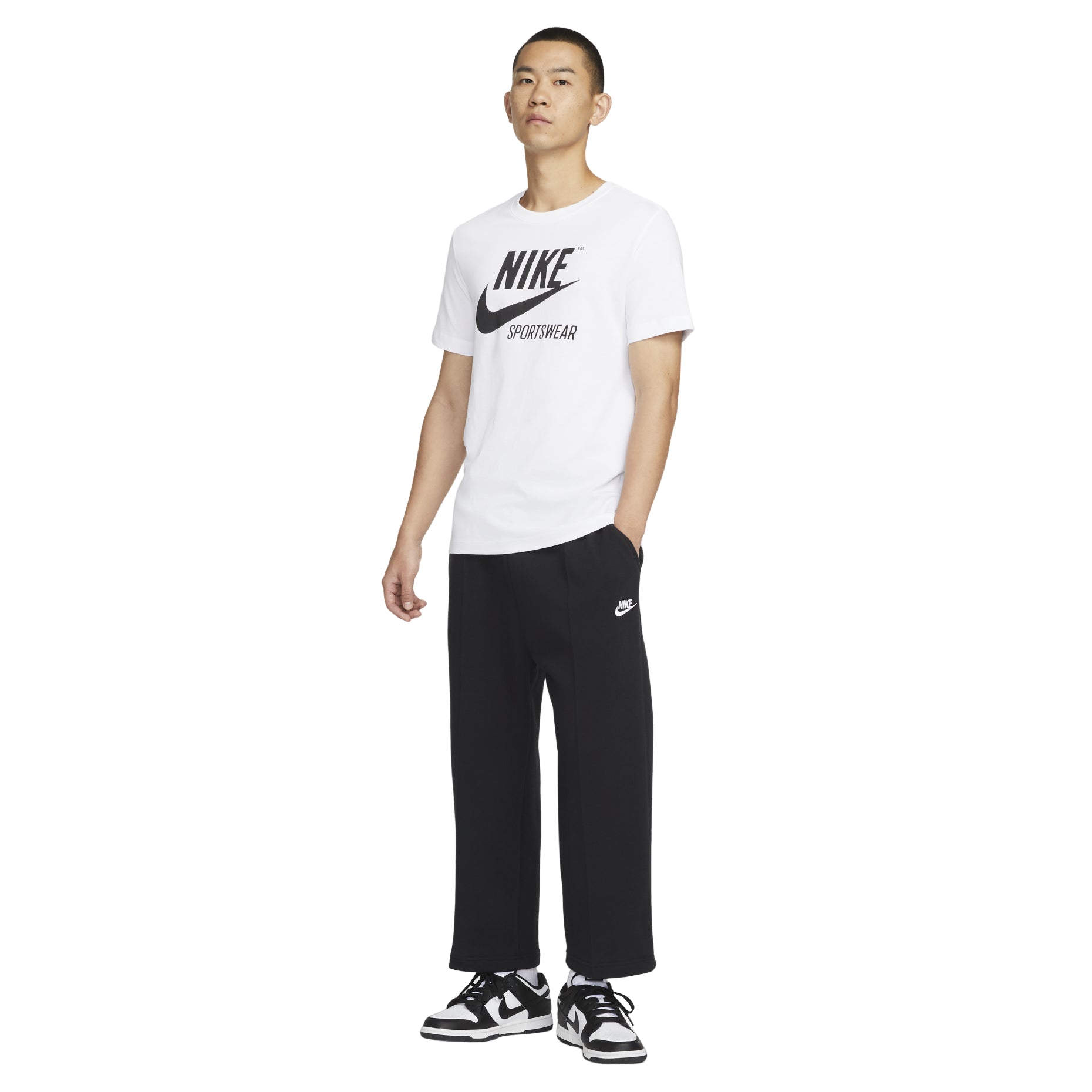 Nike Sportswear Crew Archive Logo T-Shirt 'White' BV0627-100