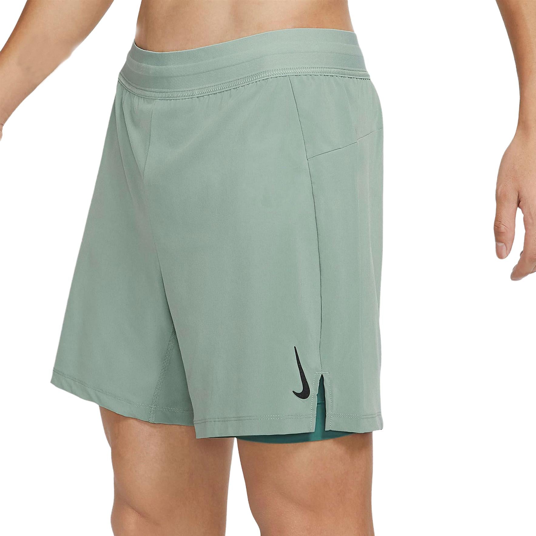 Nike 2-in-1 Logo Shorts 'Light Green' DC5321-357