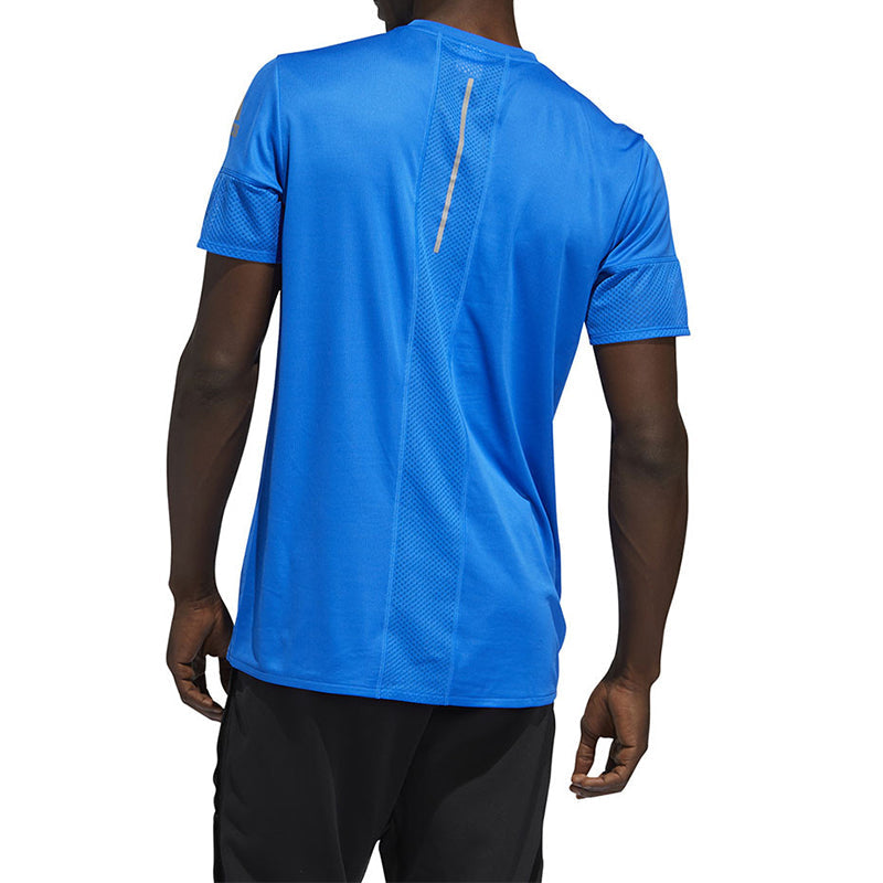 Men's adidas 25/7 Tee Runr Running Short Sleeve Blue GI4593