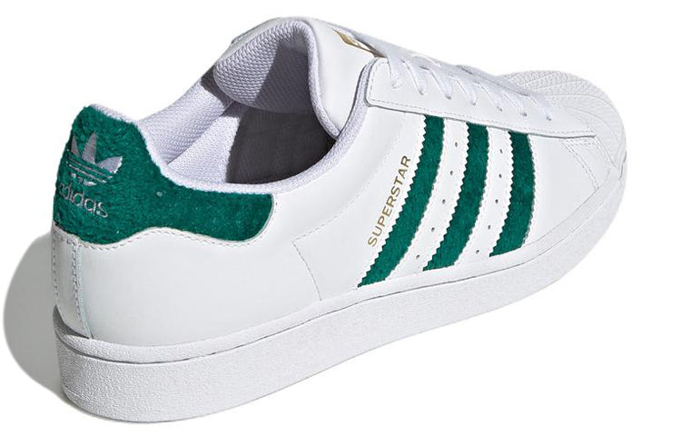 adidas Superstar 'Chenille Stripes Cloud White Green' H00190