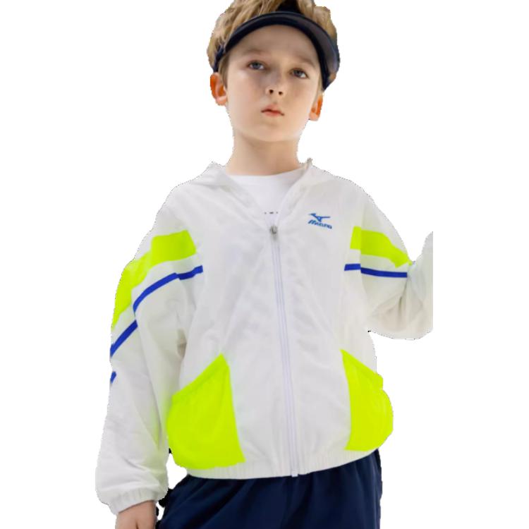 (GS) Mizuno Windbreaker Jacket 'White' FS2049