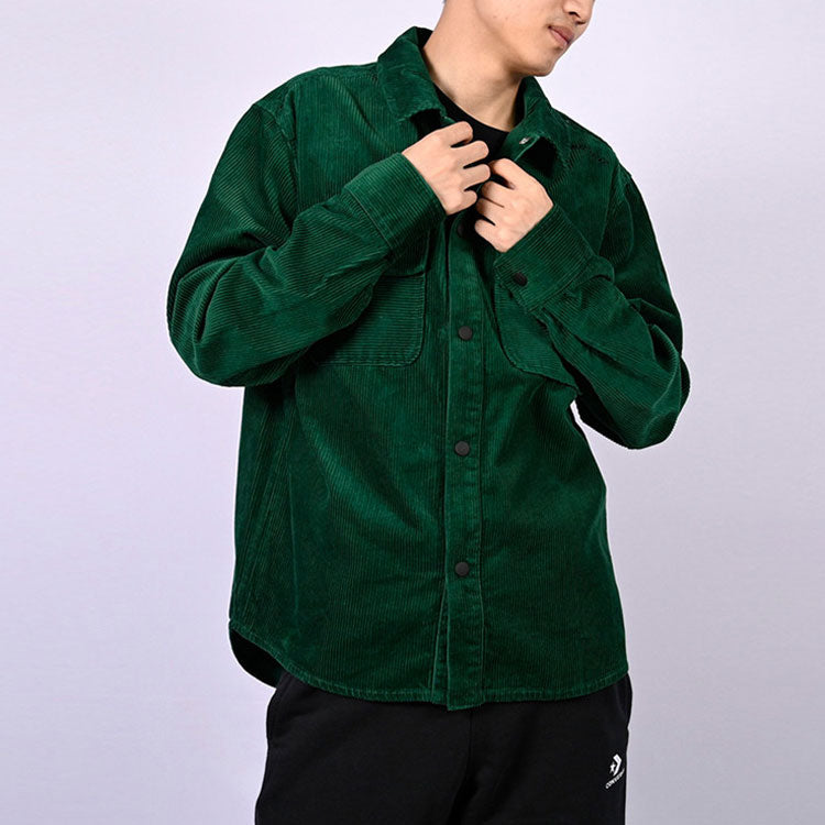 Converse Overhead shirt Jacket Green 10019954-A03