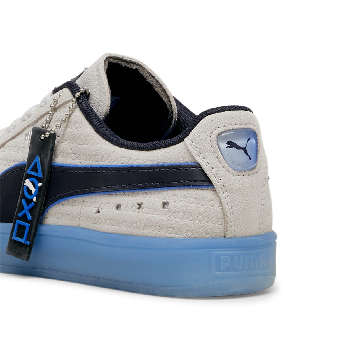 (GS) PUMA x PlayStation Suede 'Glacial Grey' 396655-01