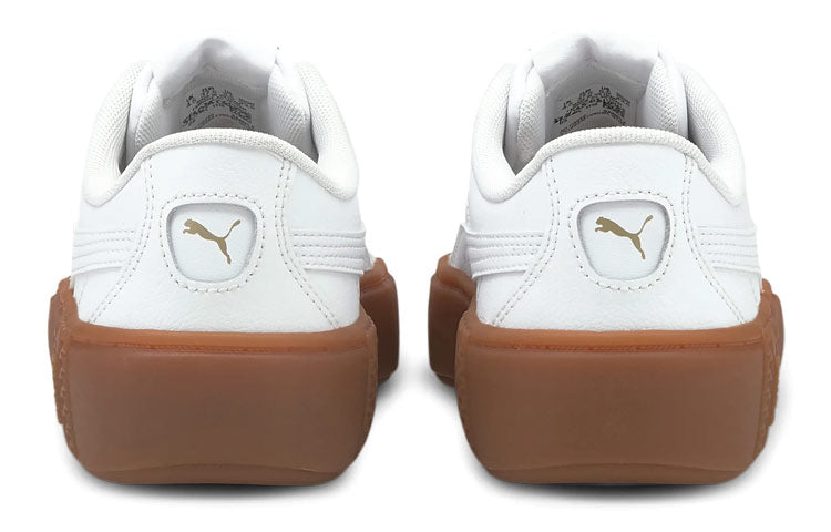(WMNS) PUMA Smash Platform v2 'White Gum' 373035-08