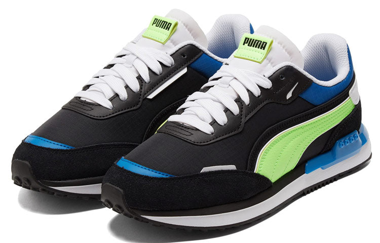 PUMA City Rider 'Electric - Black Green Glare' 382045-01