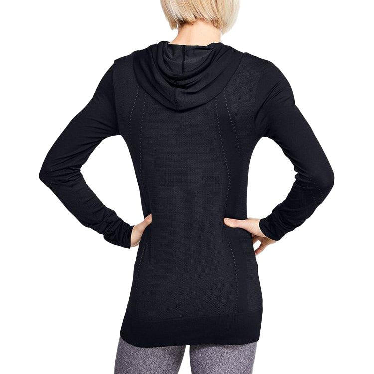 (WMNS) Under Armour Seamless Training Sports Long Sleeves Black 1351647-001