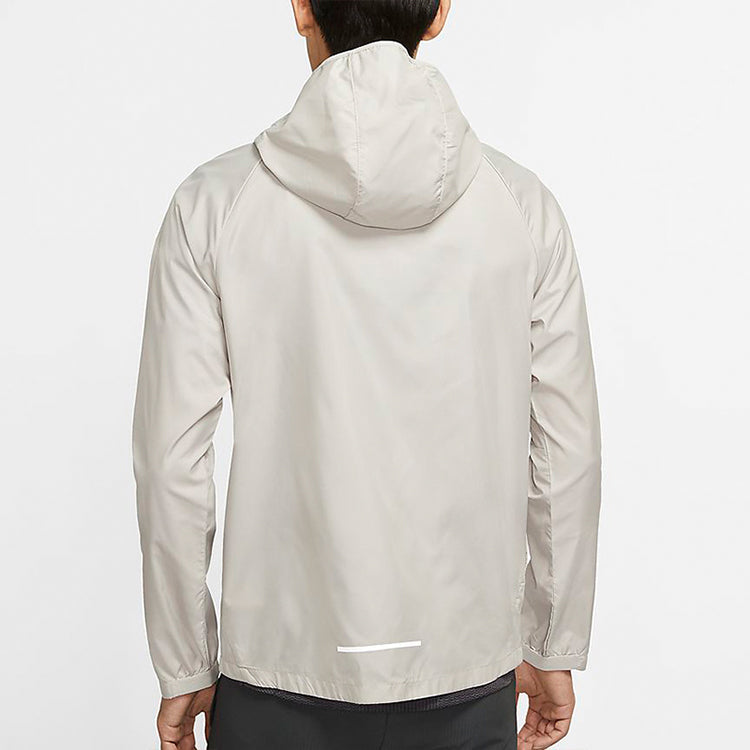 Nike Running Sports Hooded Jacket 'Beige Grey' BV4871-221