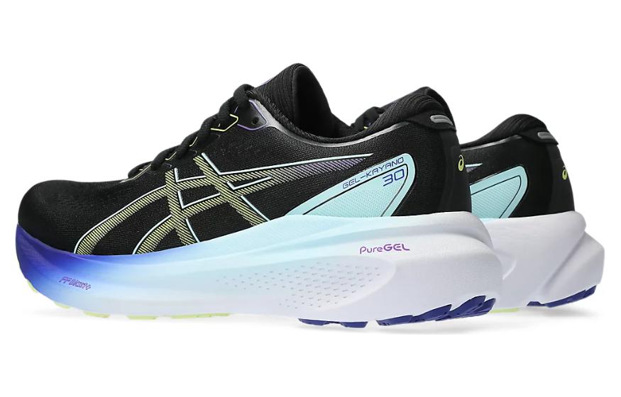 (WMNS) ASICS Gel-Kayano 30 'Black Blue Glow Yellow' 1012B357-003