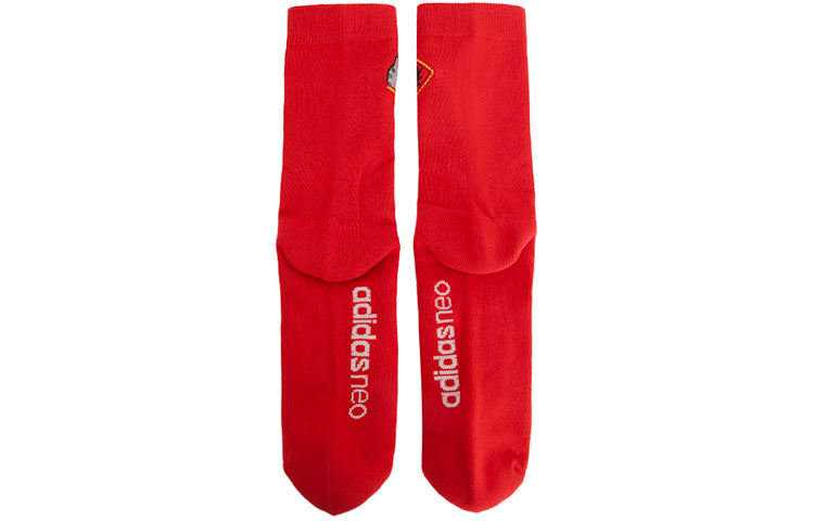 adidas Neo CNY Socks 'Red' GQ9146