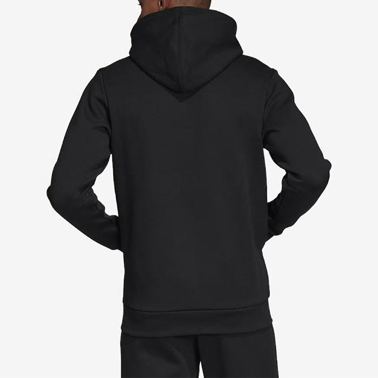 Men's adidas Sports Stylish Knit Logo Black Jacket DT9912