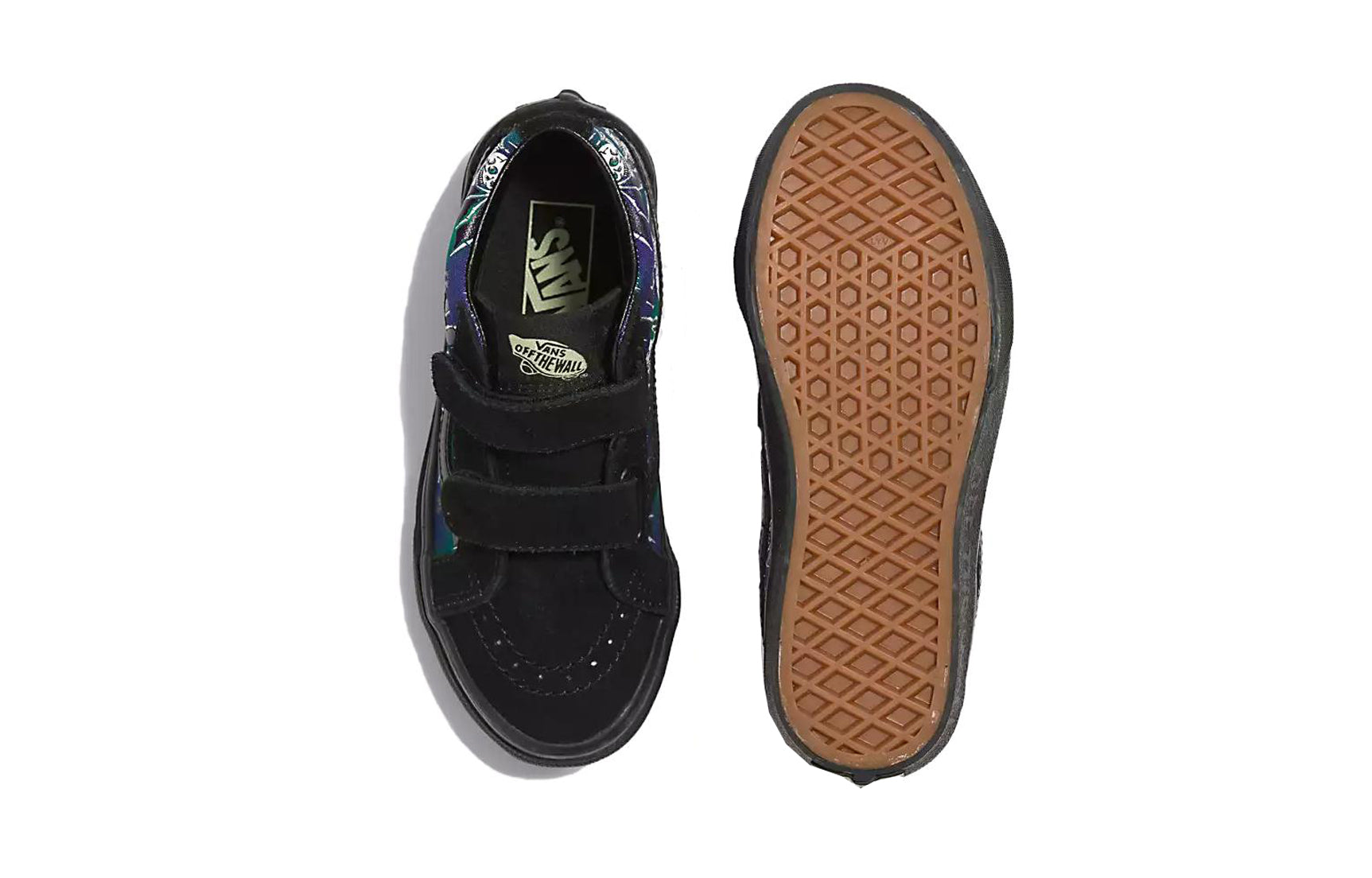 (TD) Vans Sk8-Mid Reissue V 'Glow-In-The-Dark Skull Print' VN0A5DXDBOU