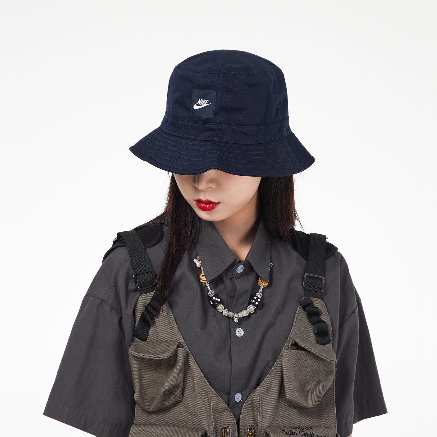 Nike U Nike Sportswear NSW BUCKET CORE Dark blue CK5324-451