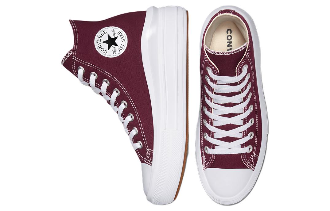 (WMNS) Converse Chuck Taylor All Star Move Platform High 'Dark Beetroot' A02430C