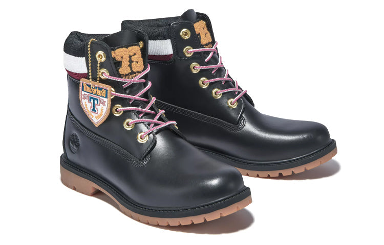 (WMNS) Timberland 6 inch Heritage Premium Waterproof Boots 'Black' A2G9S015