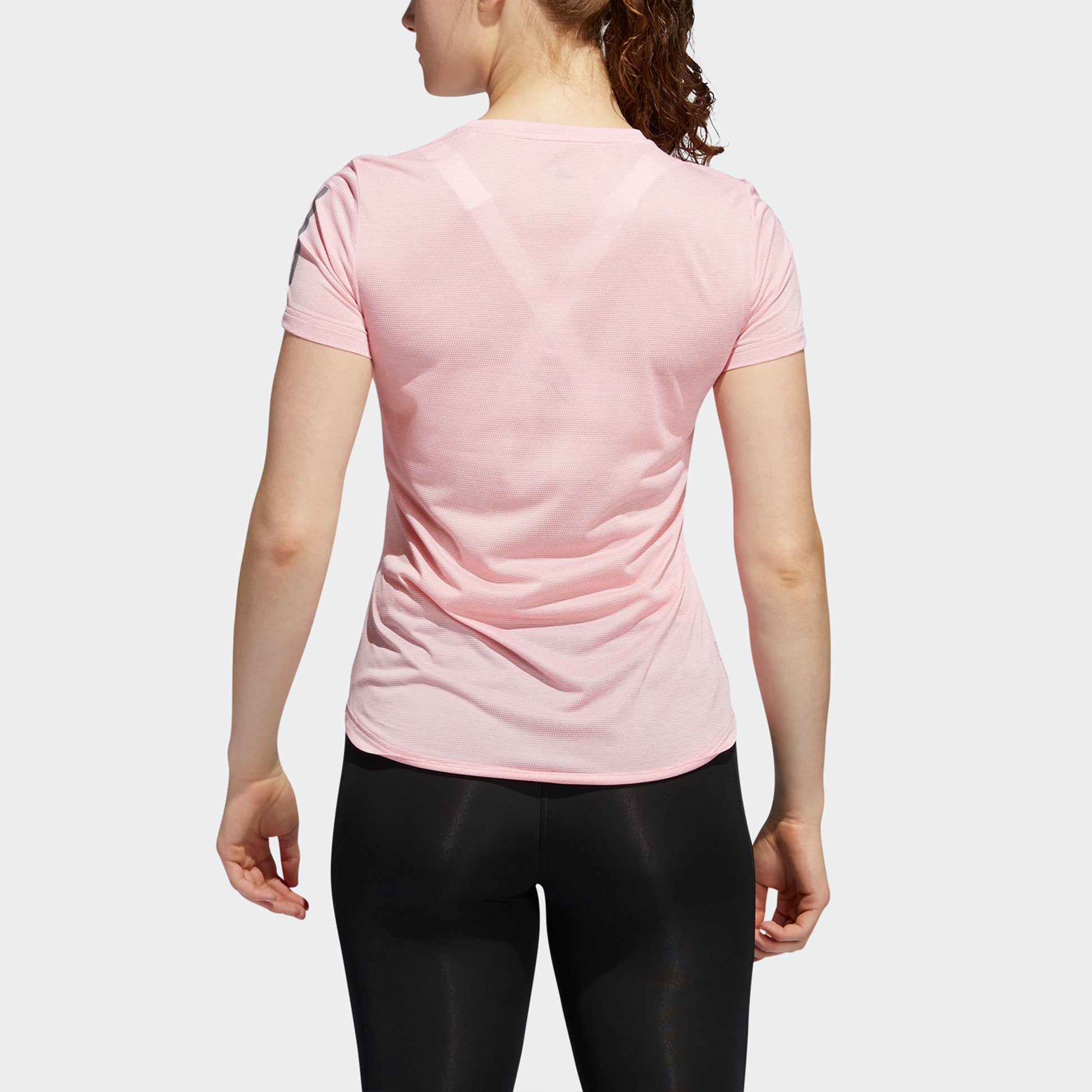 (WMNS) adidas Camiseta Own the Run T-Shirts 'Pink' FM5813