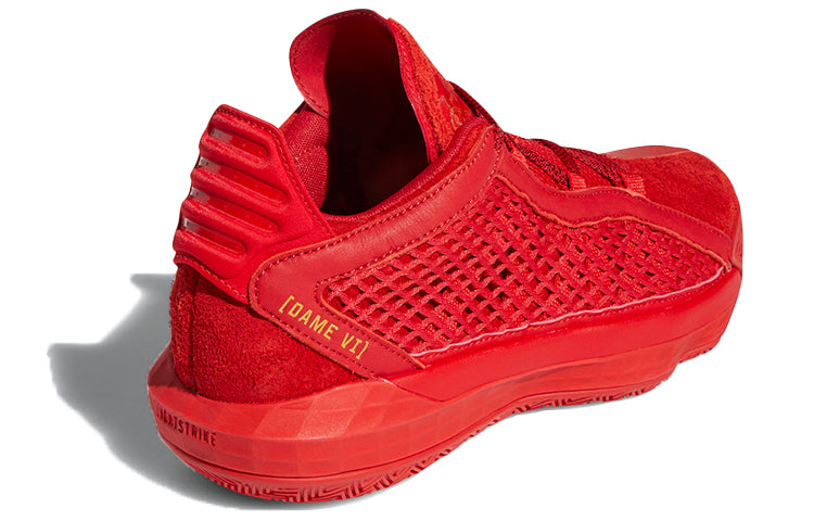 adidas Dame 6 Leather 'Scarlet' FX9021