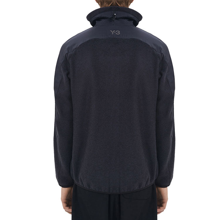 Men's Y-3 Casual Stand Collar Straight Jacket Gray GK4376
