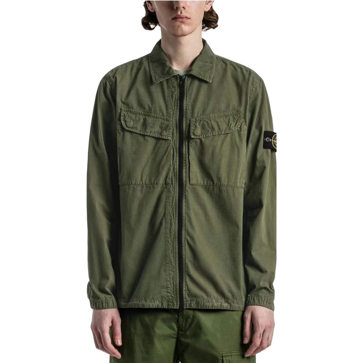 STONE ISLAND Overshirt 'Olive' 7715101WN-V0158