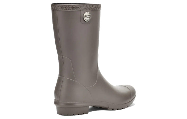 (WMNS) UGG Sienna Matte Rain Boot Gray 1100510-CHRC