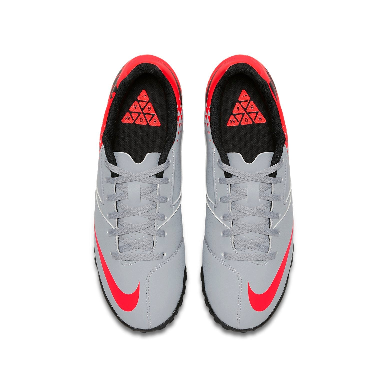 (GS) Nike BombaX TF Turf 'Gray Red' 826488-006
