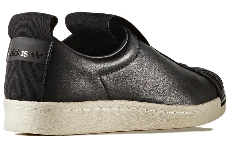 (WMNS) adidas Superstar BW3S Slip-On 'Black Off White' BY9140