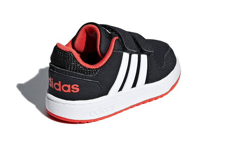 (TD) adidas Hoops 2.0 'Black White Red' B75965