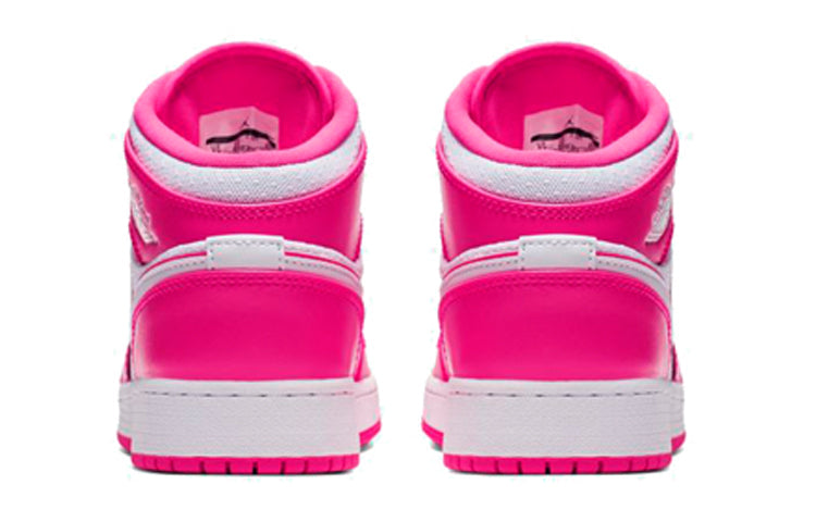 (GS) Air Jordan 1 Mid 'Hyper Pink' 555112-611