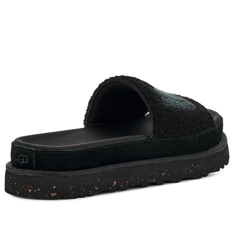 (WMNS) UGG Laton Slide 'Black' 1126350-BTRY