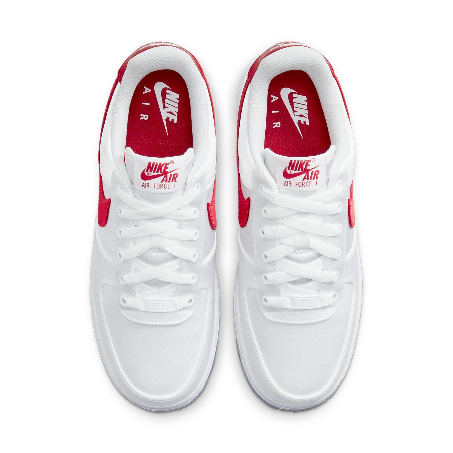 (WMNS) Nike Air Force 1 Low '07 'Satin White Varsity Red' DX6541-100