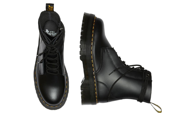 Dr. Martens Jarrick Smooth Leather Platform Boots 'Black' 27312001