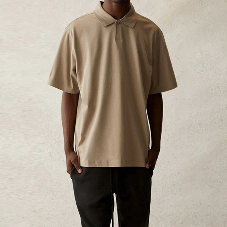 Fear of God Essentials SS21 Polo Shirt 'Moss' FOG-SS21-583