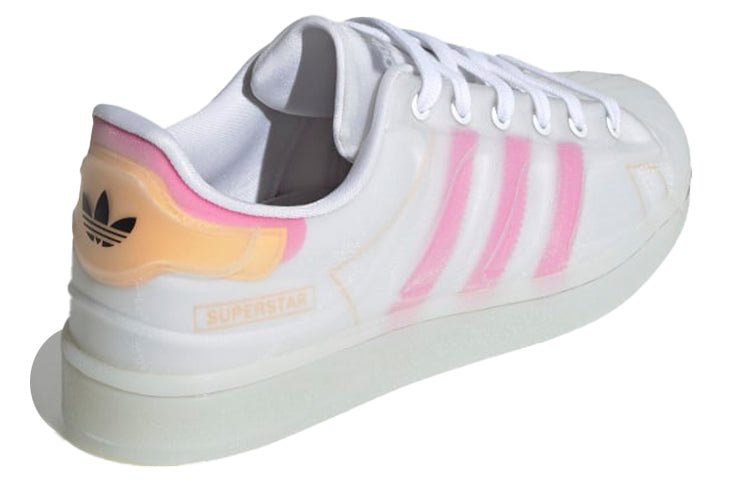 (WMNS) adidas originals Superstar Futureshell 'White Orange Pink' FY7357