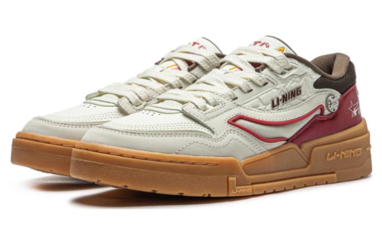 Li-Ning 001 BTC Premium 'White Red Gum' AGCT495-1