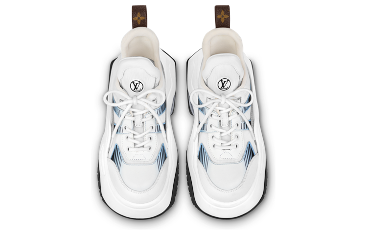 LOUIS VUITTON Archlight 2.0 Platform Sneakers 'White Blue Grey' 1ABI4O