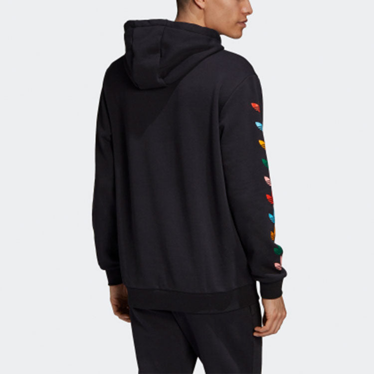 adidas originals Cts Multi Hdy Multi-Color Alphabet Printing Pullover Black GP4439