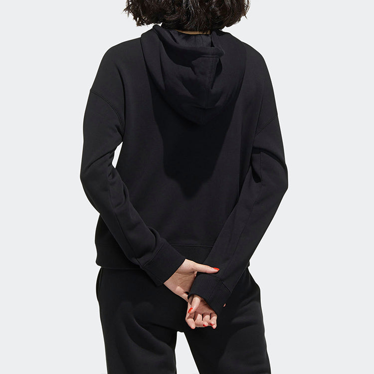(WMNS) adidas Neo Faves Hoodies 'Black' GD9893