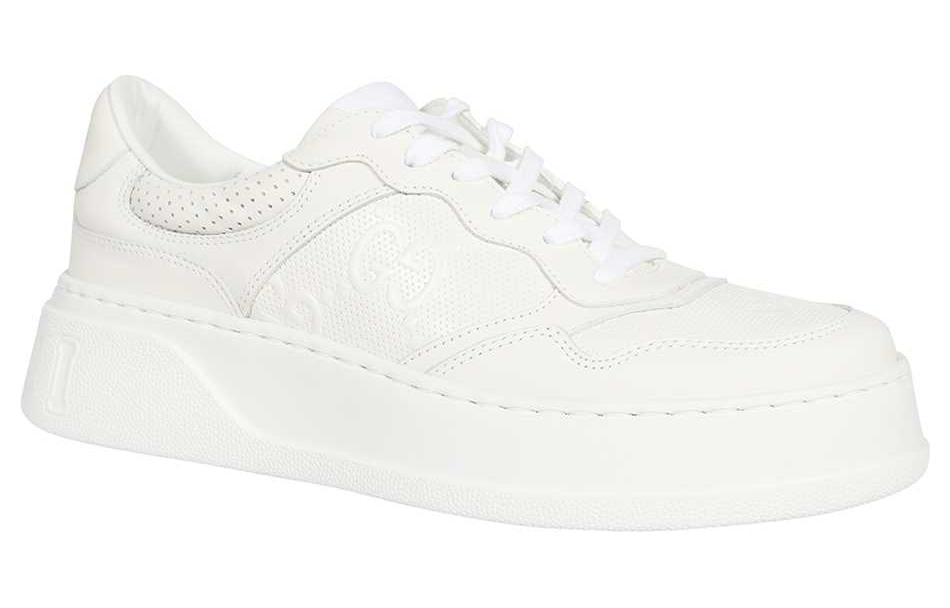 Gucci GG Embossed Sneaker 'White' 669582-1XL10-9014