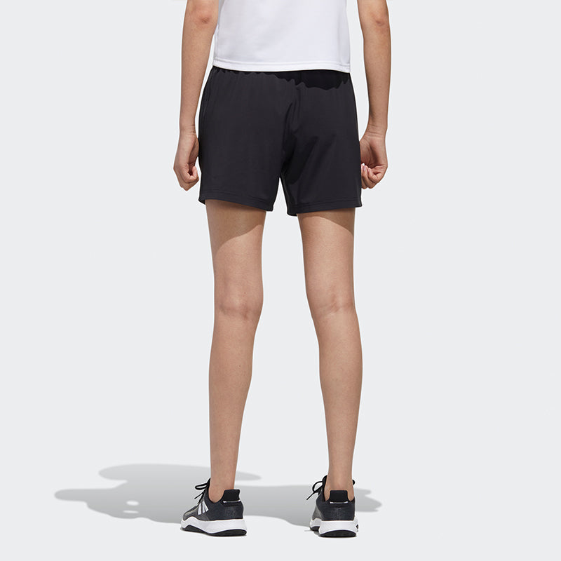 (WMNS) adidas Mh 1/4 Shorts Sports Running Training Woven Black FT2879