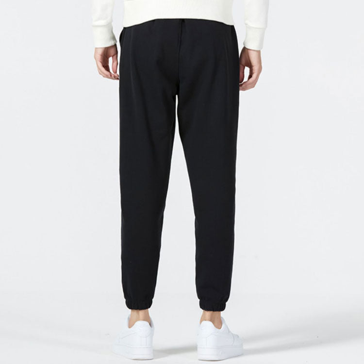Air Jordan Solid Color Bundle Feet Sports Pants Men's Black DQ7469-010