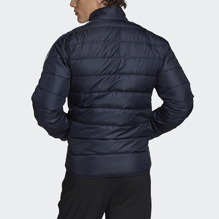 adidas Ess Down Logo Print, Warm, Casual Down Jacket Men's Legendary Ink Blue GH4594