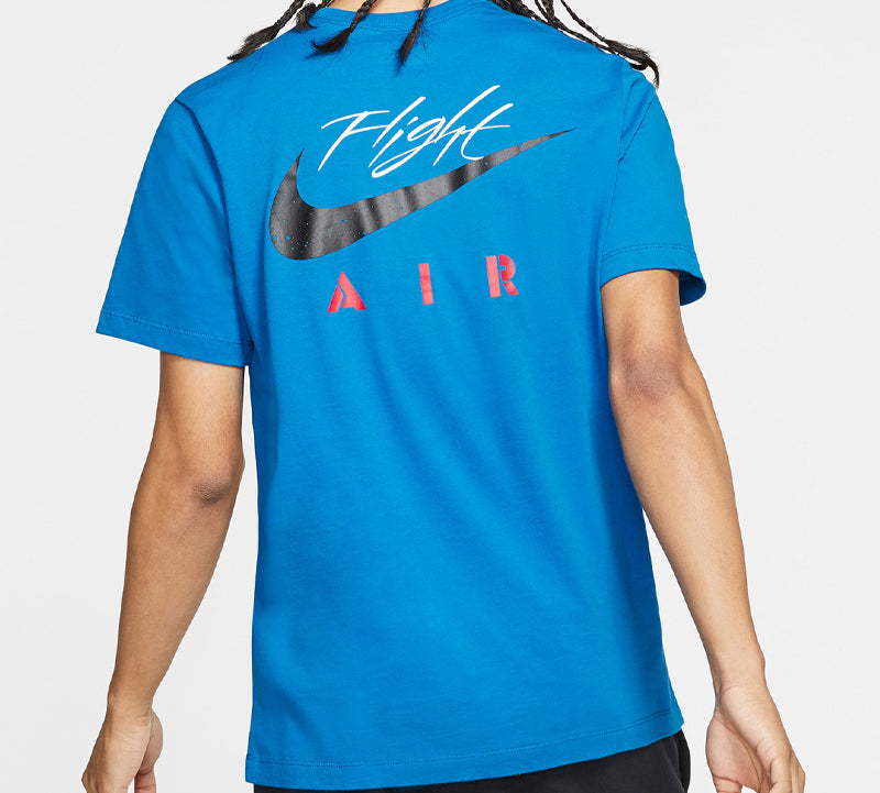 Air Jordan 4 Legacy Printing Pattern T-Shirt 'Blue' CQ8298-460