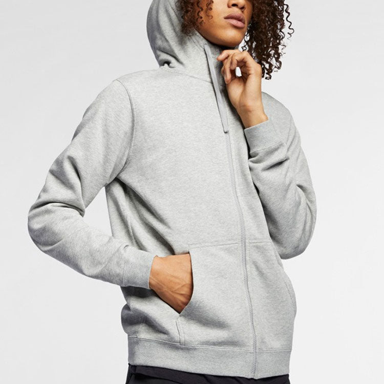 Nike Sportswear Club French Terry Full House Hoodie  gray 804392-063
