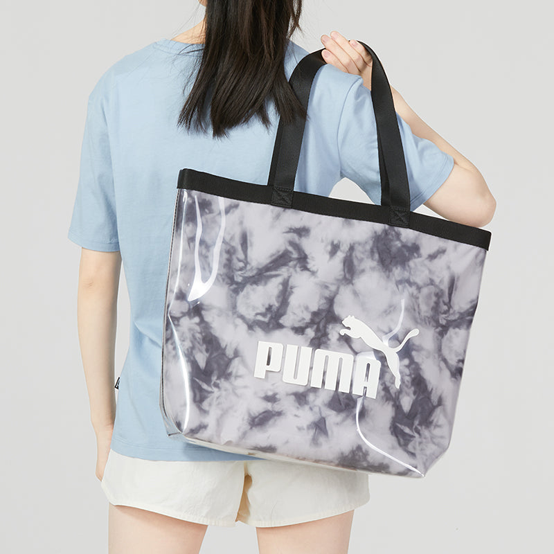 (WMNS) PUMA Core Transparent Tote Bag 'Grey' 079489-01