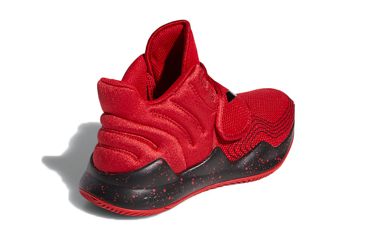 (GS) adidas Deep Threat J Red/Black FX3558
