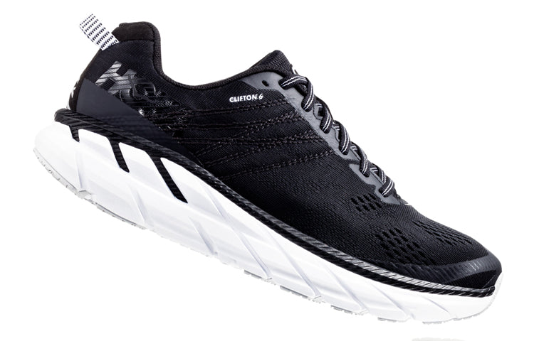 (WMNS) HOKA ONE ONE Clifton 6 'Black White' 1102873-BWHT
